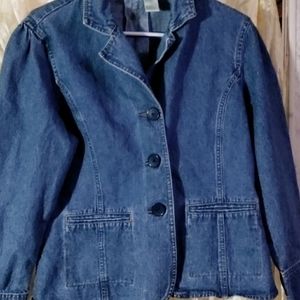 90s Biill blass denim Blazer Jacket